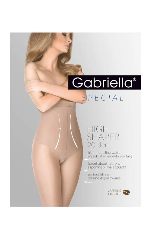 Dámské punčochové kalhoty Gabriella High Shaper 718 20 den melissa/odd.béžová 4-L (obrázek 3)