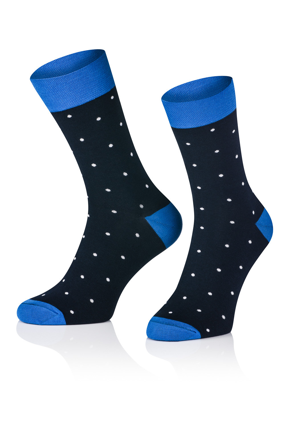 E-shop Pánske vzorované ponožky Tak Intenso 1917 černá 36-40