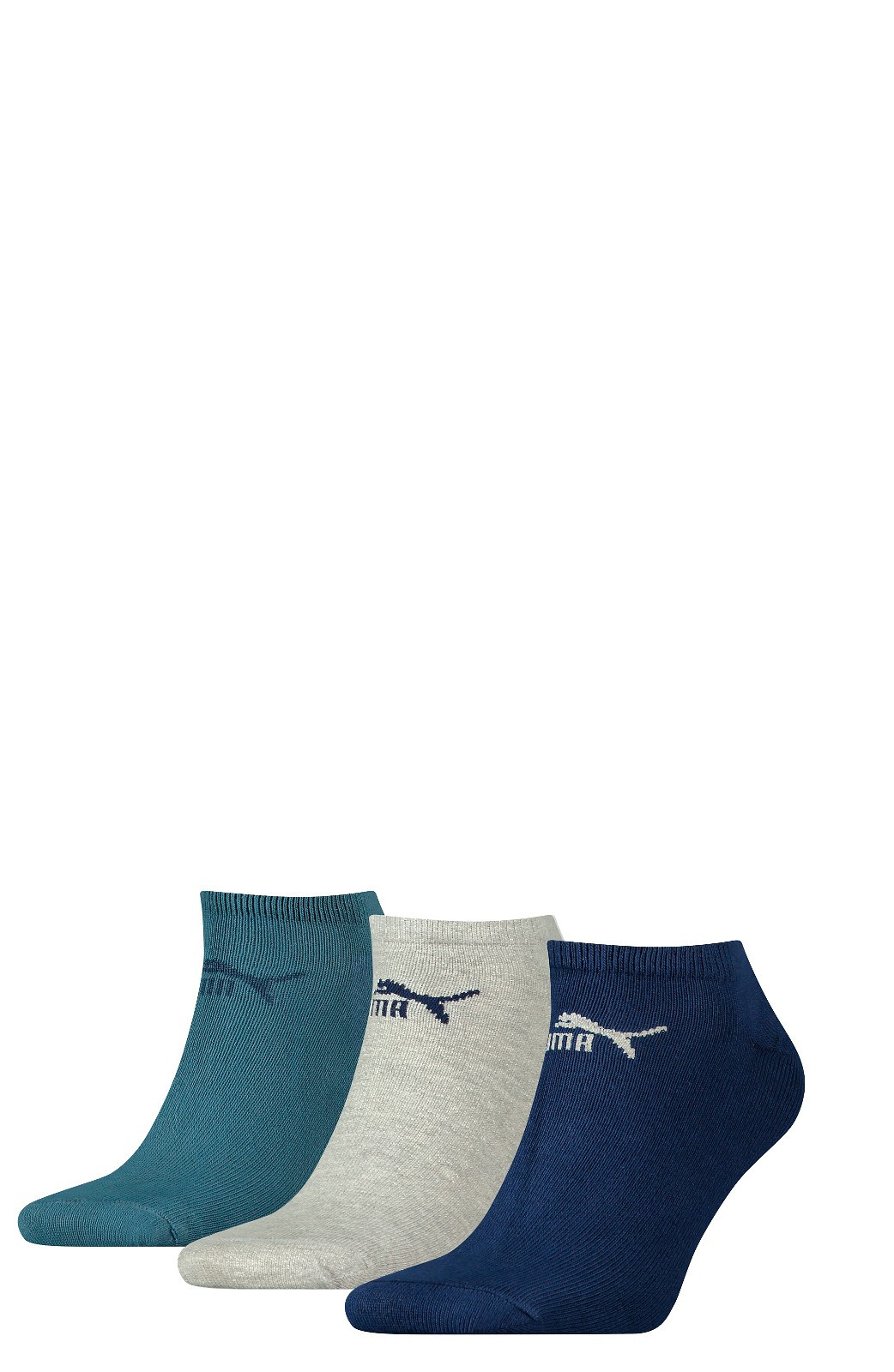 Kotníkové ponožky Puma 887497 Basic Sneaker A'3 Barva: šedo-bílo-černá, Velikost: 39-42