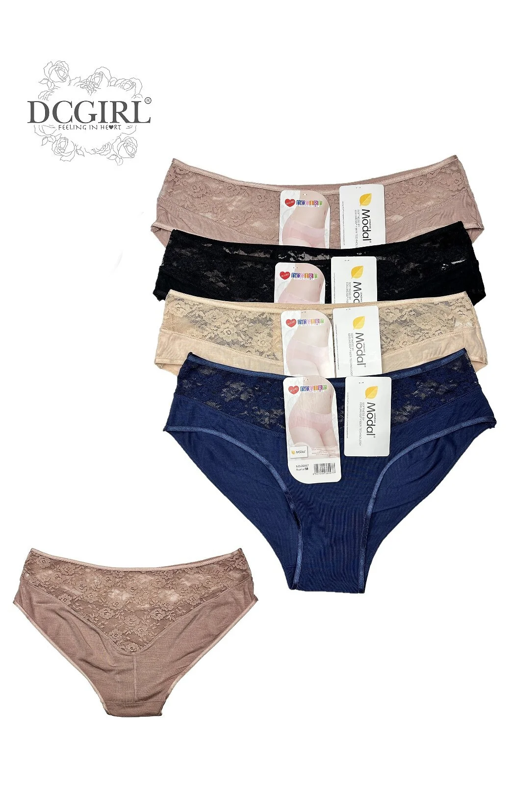 DC Dievčenské nohavičky 260974 A'2 S-XL směs barev M