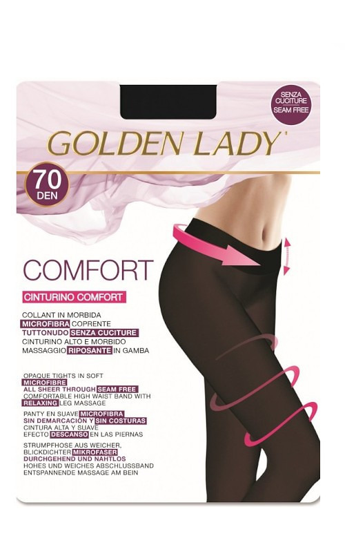 Dámské punčochové kalhoty Golden Lady Comfort 70 den černá 3-M