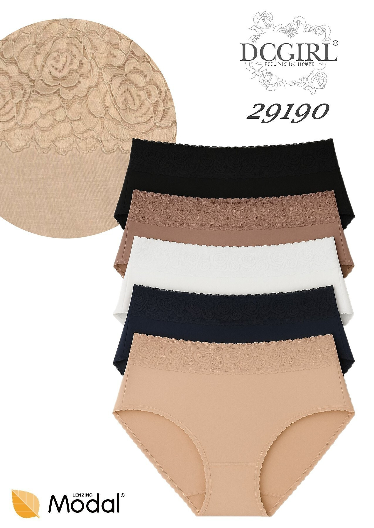 DC Girl kalhotky 29190 A'2 S-XL směs barev L (obrázek 9)
