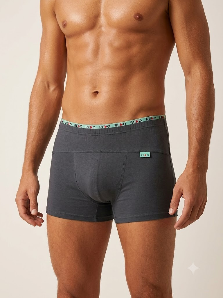 Hladké boxerky Redo M-3XL směs barev XXL
