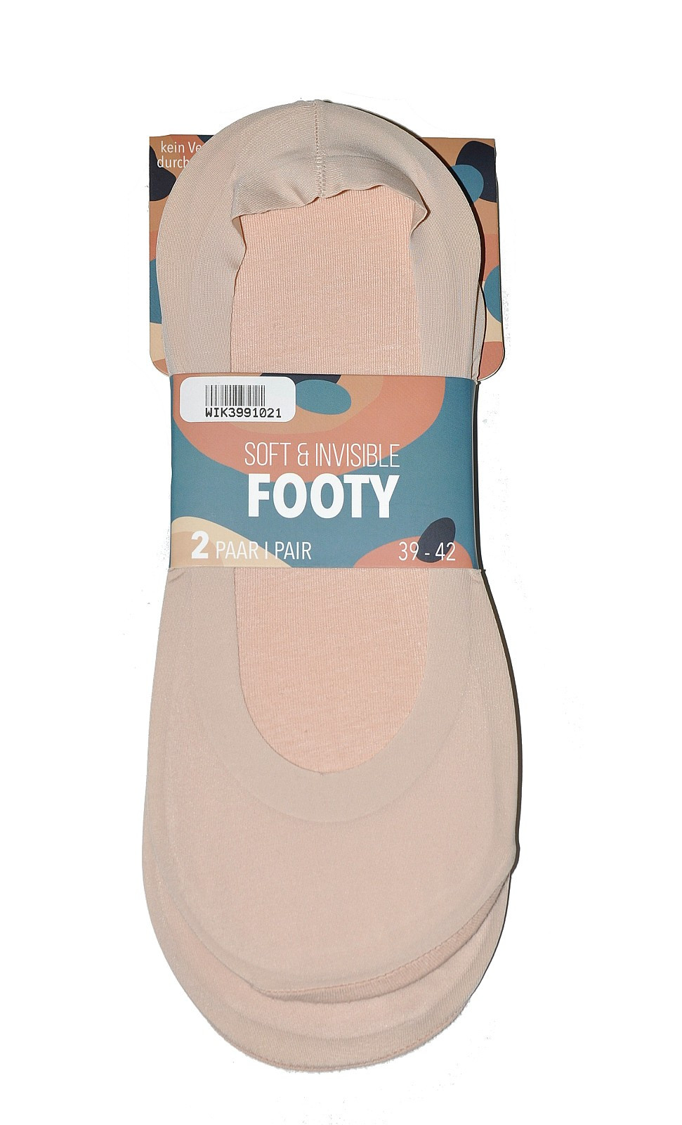 Dámske ponožky baleríny WIK 39910 Soft & Invisible Footy bílá 35-38