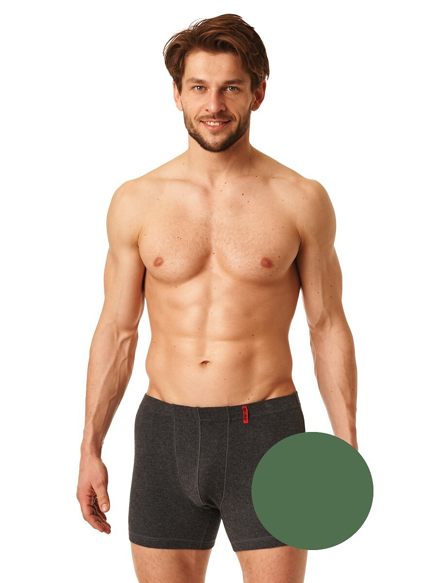 Boxerky Key Hot Touch MXM 155 M-2XL khaki XL (obrázek 5)