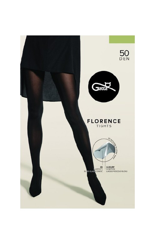 Dámské punčochové kalhoty Gatta Florence 50 den 5XL nero 5-XL