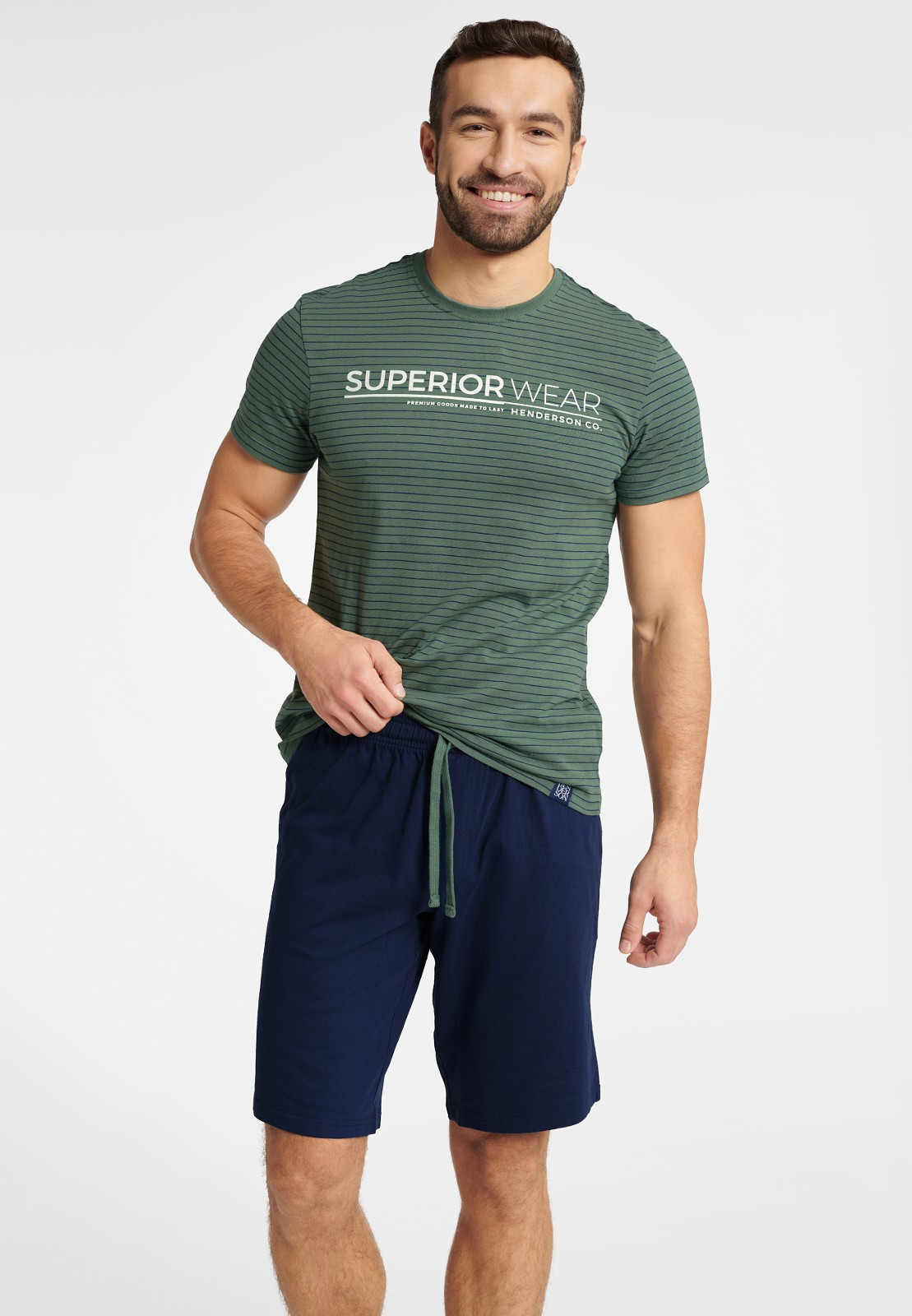 Pánské pyžamo kr/r M3XL model 18018485 - Henderson Barva: zelená, Velikost: M