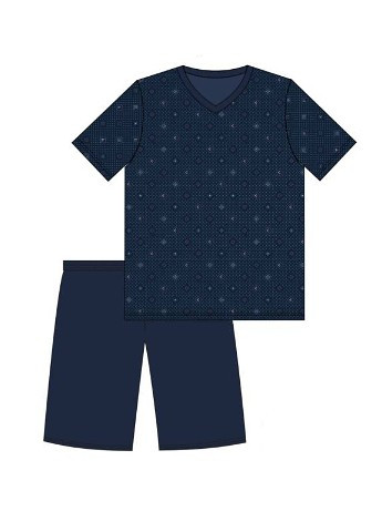 Pánské pyžamo Cornette 472/149 Jeff kr/r M-2XL tmavě modrá M