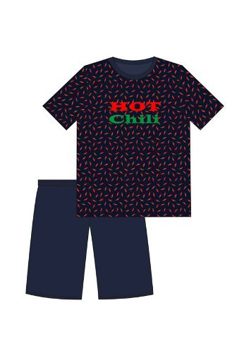 Chlapecké pyžamo Cornette F&Y Boy 146/42 F&y Hot tmavě modrá 182/L