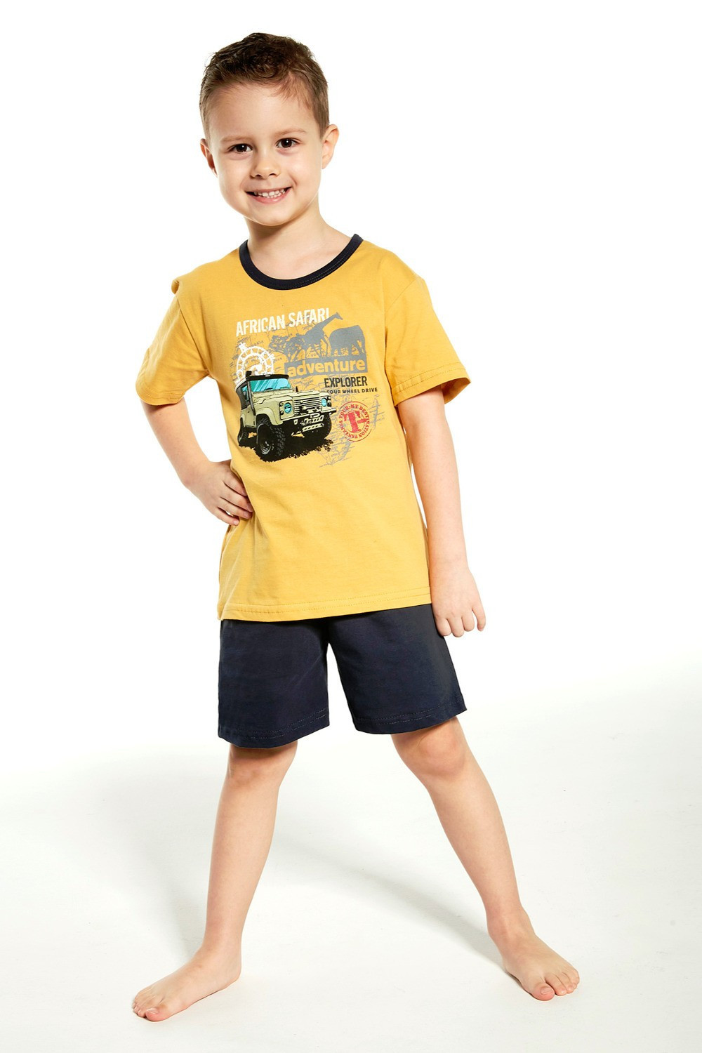Chlapecké pyžamo Cornette Kids Boy 219/106 Safari 86-128 med 98-104