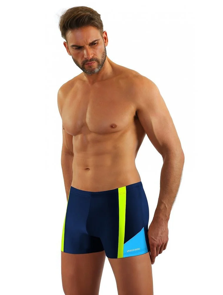 Plavecké boxerky Sesto Senso art.379 M-2XL Černá L (obrázek 5)