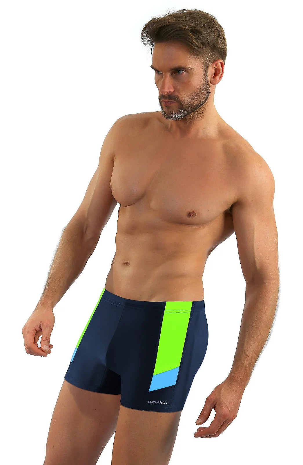 Pánské plavky - boxerky Sesto Senso art.381 Maxi 3XL-4XL černá 3XL (obrázek 7)