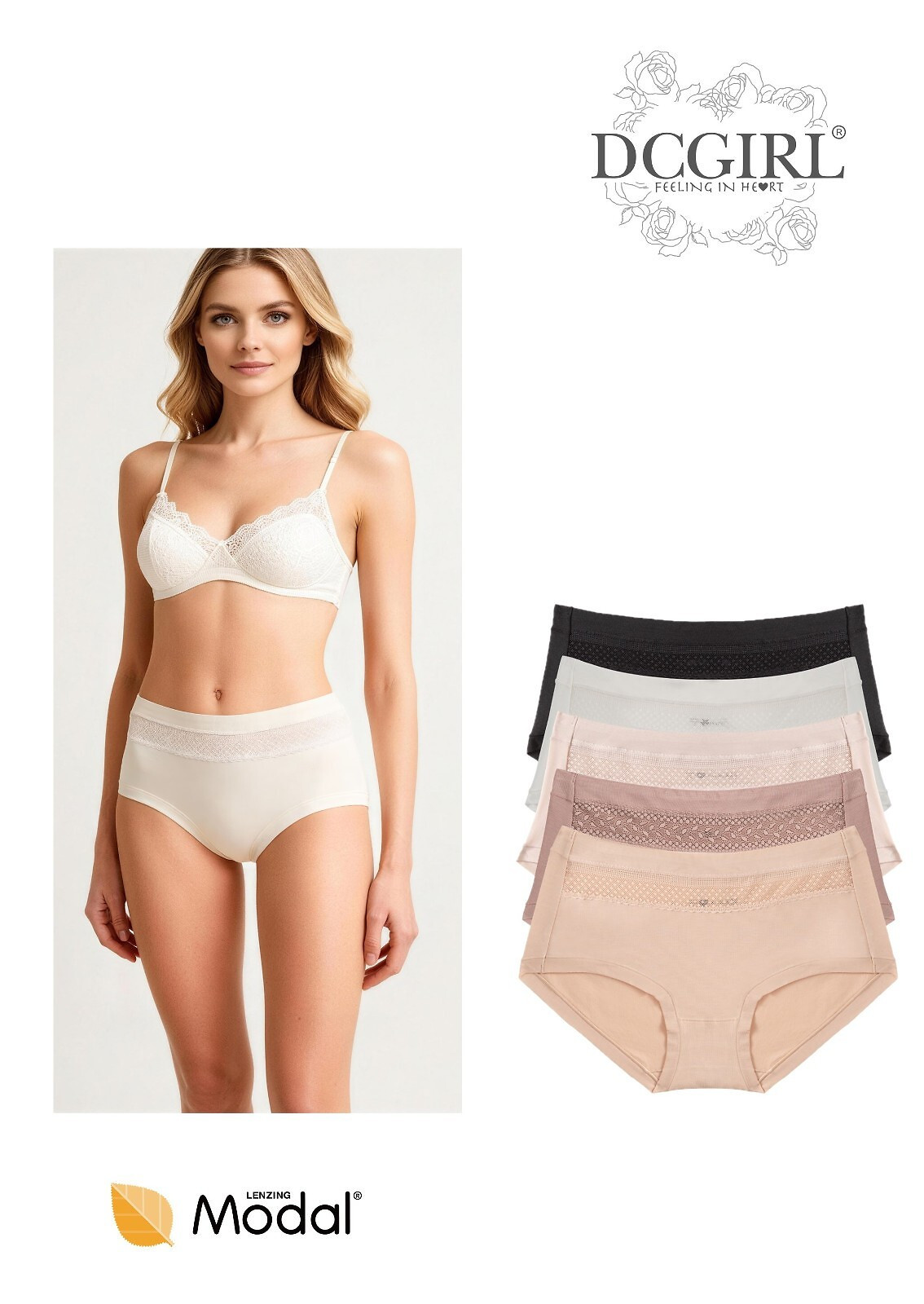 DC Girl nohavičky 26811 A'2 M-XL směs barev M