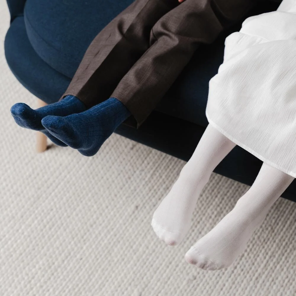 Ponožky Steven art.130 Merino vlnené ponožky Detské 20-25 béžová melanž 23-25