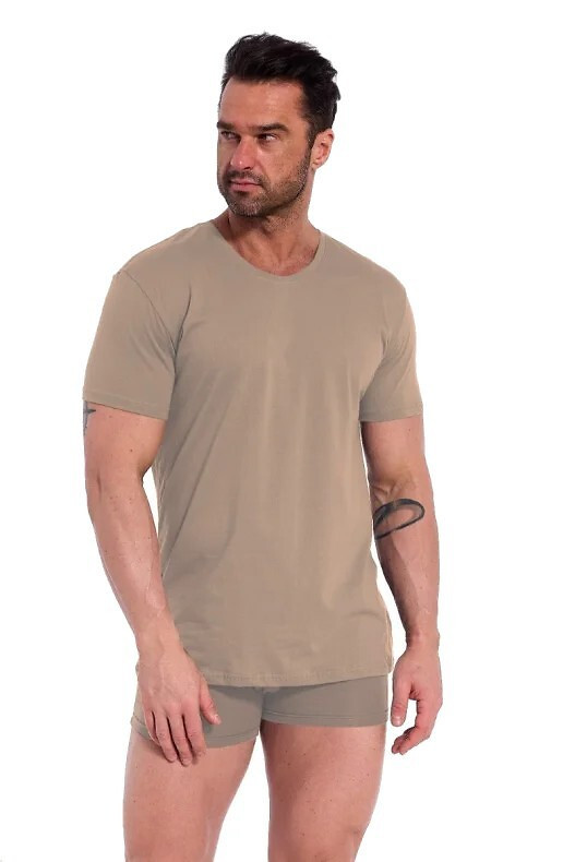Tričko Cornette 202 New w/r 3XL-5XL Béžová 5XL