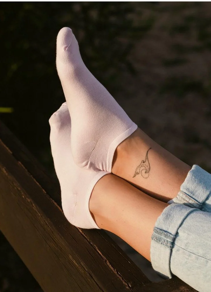 Dámske členkové ponožky Steven Invisible art.007 světle béžová 44-46