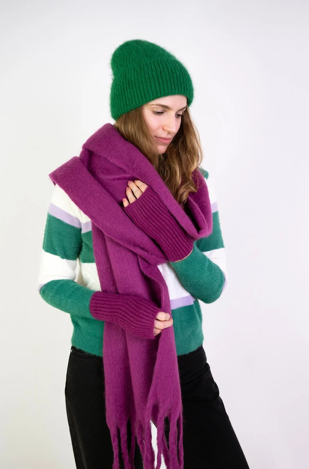 Rukavice Art Of Polo 23327 Saretto Grey 21 cm