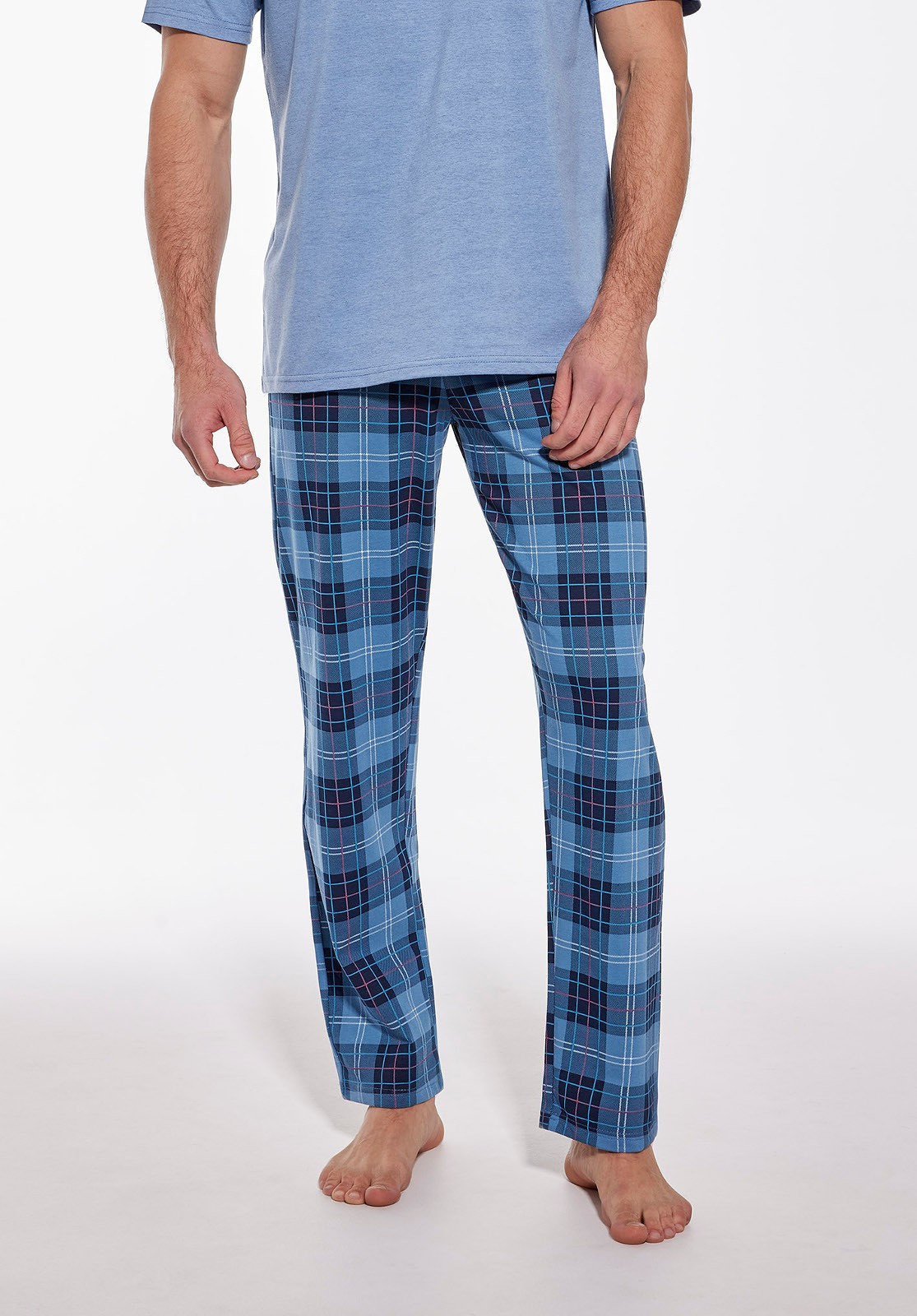 Pánské pyžamové kalhoty Cornette 691/50 264704 S-2XL džínovina S