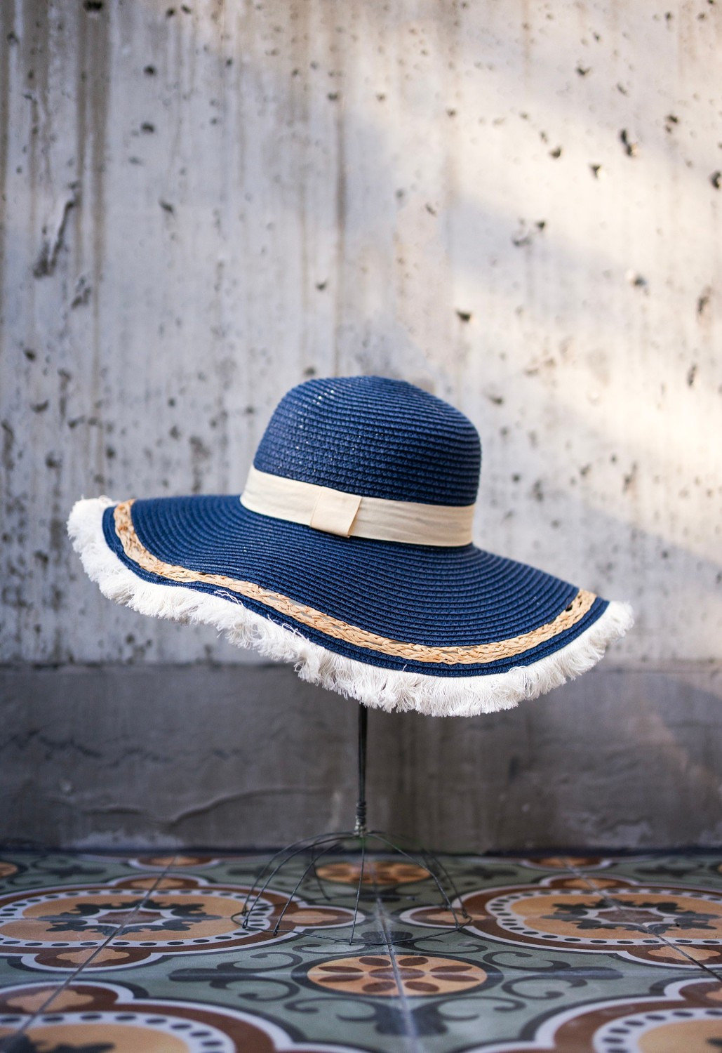 Dámský klobouk Art Of Polo 23109 Visso tmavě modrá 55-57 cm