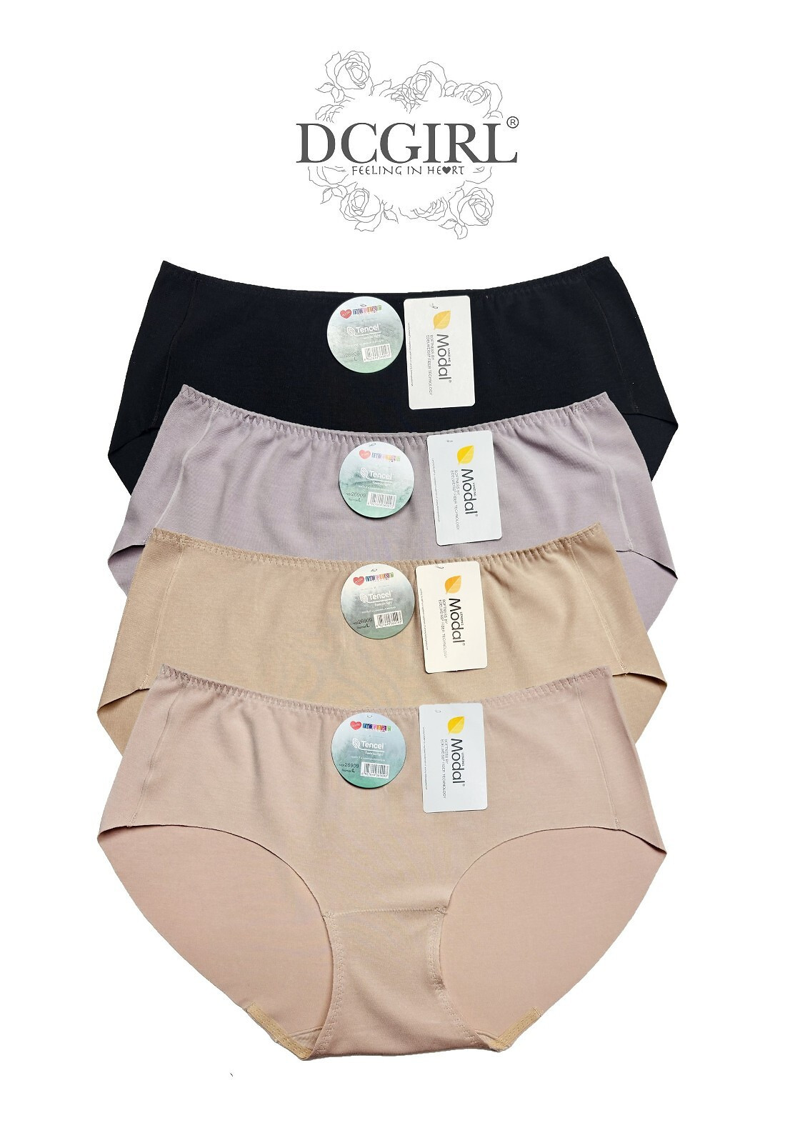 DC Girl kalhotky 26909 A'2 S-XL modal směs barev L