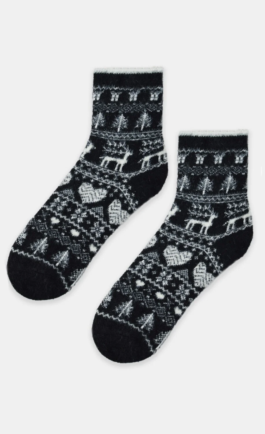 Noviti Sb091 Vianočné ponožky 36-41 černá 36-41