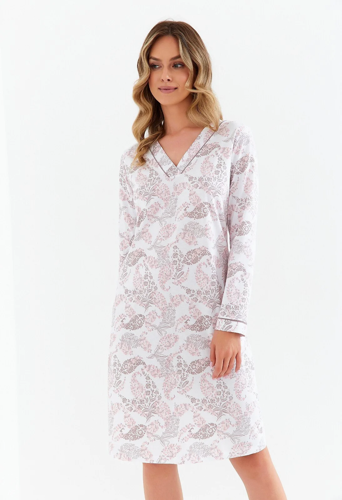 Košeľa Cana 425 long/r S-XL růžový orient S