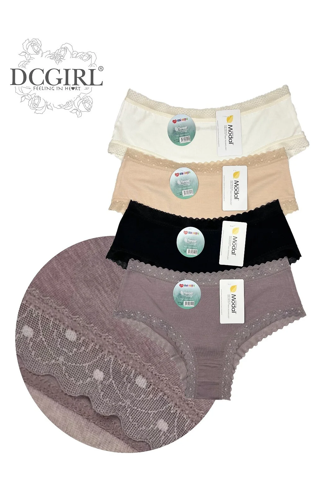 DC Girl nohavičky 26913 A'2 S-L modal směs barev L