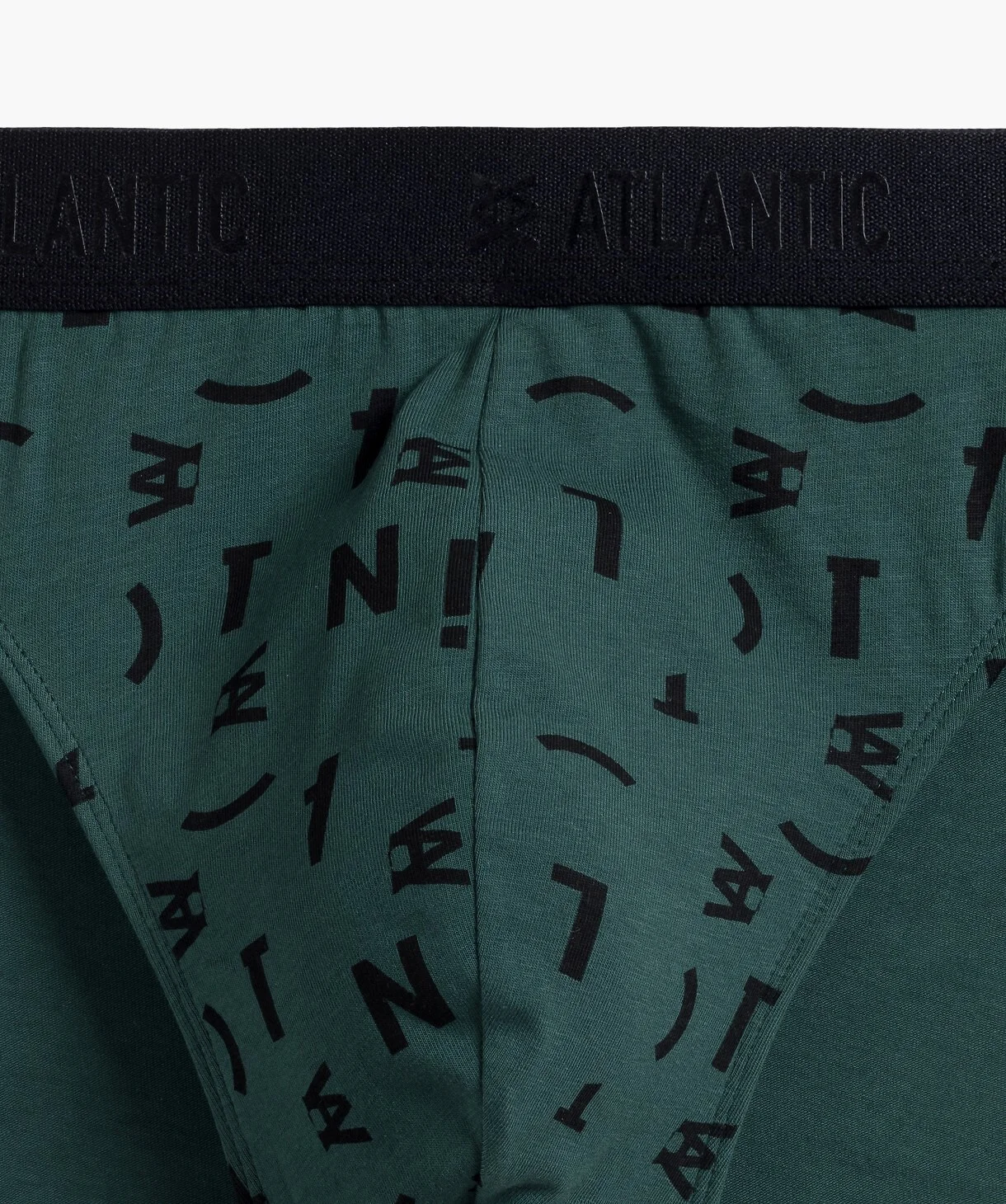 Pánské slipy Atlantic 3MP-161 A'3 S-2XL zeleno-černo-grafitová L (obrázek 11)