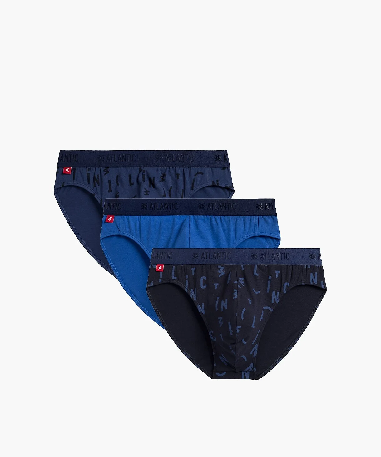 Pánské slipy Atlantic 3MP-161 A'3 S-2XL zeleno-černo-grafitová L (obrázek 13)