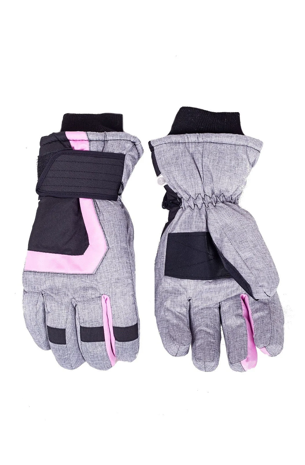 Lyžiarske rukavice YOCLUB REN-0261K šedá 20 cm