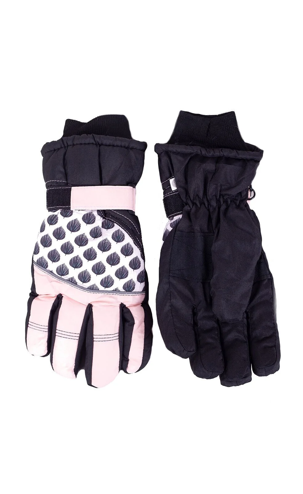 Lyžiarske rukavice YOCLUB REN-0254K Růžová 20 cm