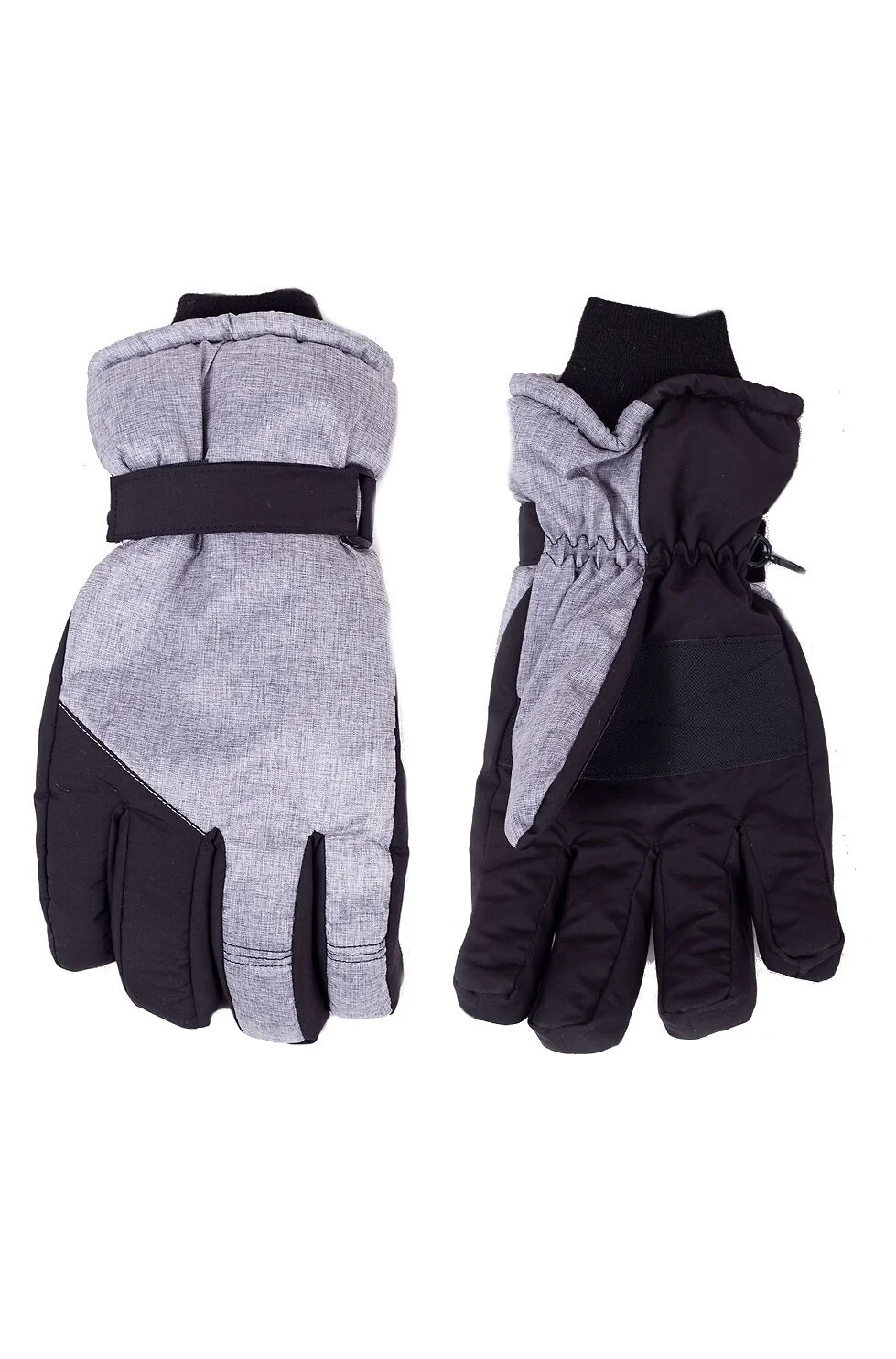 Lyžiarske rukavice YOCLUB REN-0300F šedá 22 cm