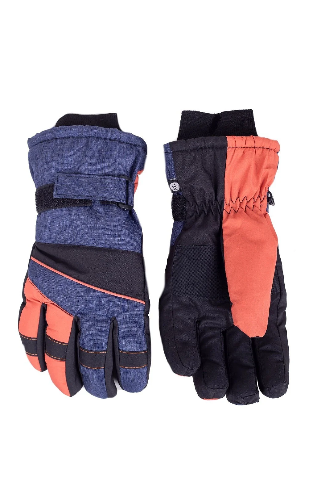 Lyžiarske rukavice YOCLUB REN-0277F džínovina 20 cm