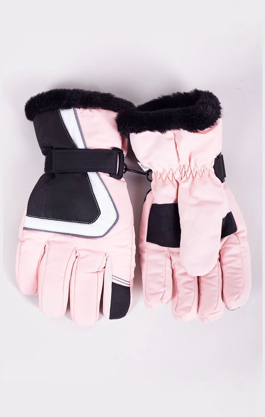 Lyžiarske rukavice YOCLUB REN-0259K směs barev 18 cm