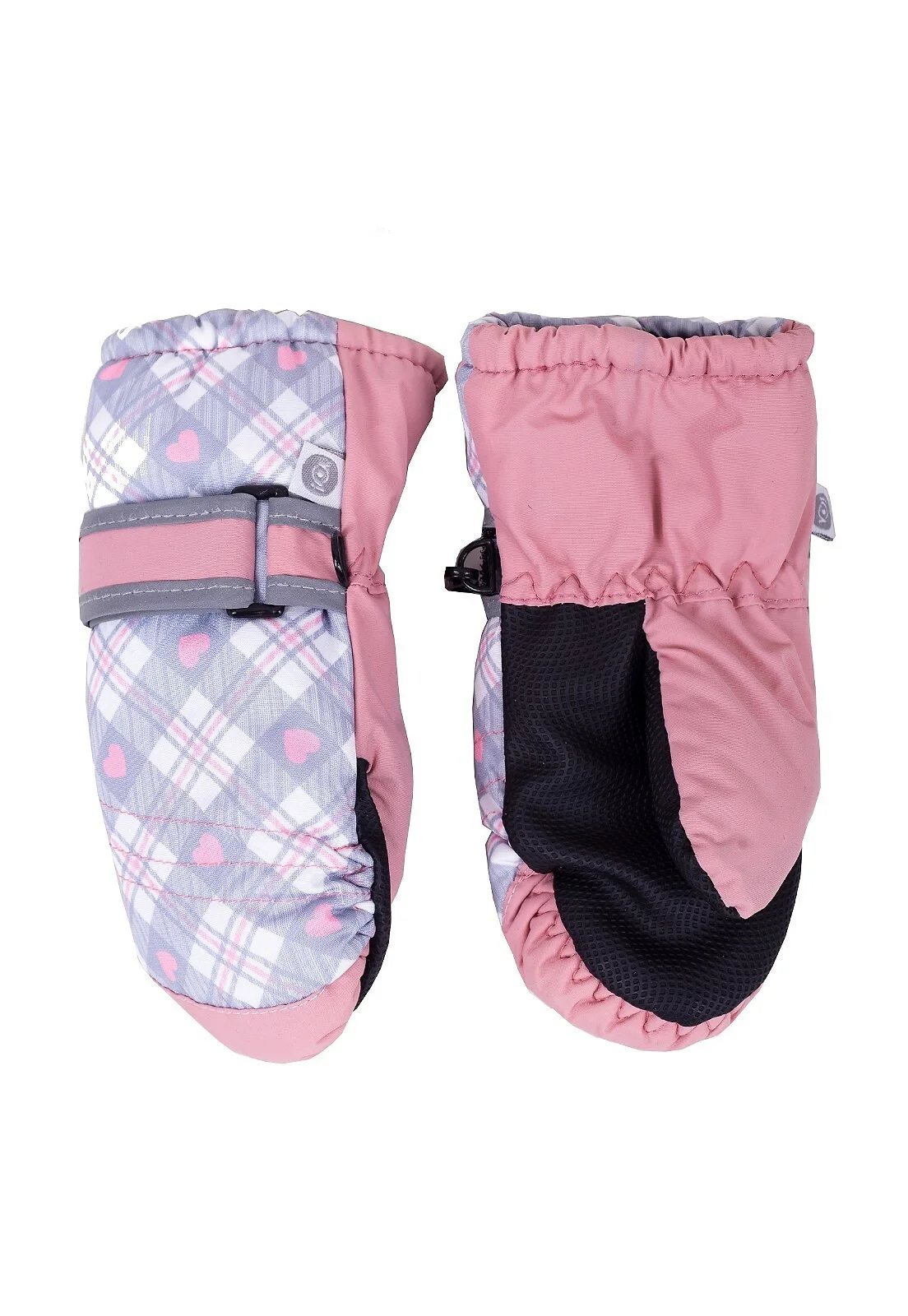 YOCLUB REN-0308G Dievčenské lyžiarske rukavice směs barev 12 cm