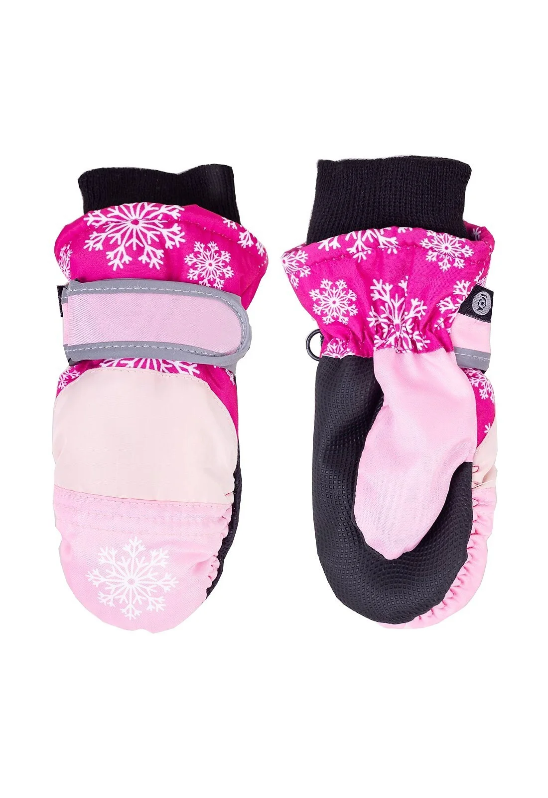 YOCLUB REN-0312G Dievčenské lyžiarske rukavice směs barev 14 cm