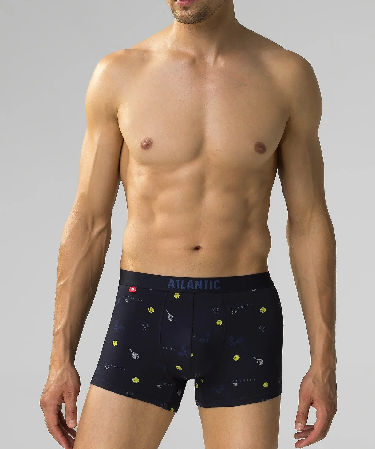 Pánské boxerky Atlantic 3MH-050 A'3 S-2XL tmavě modrá XXL