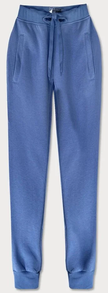 Svetlo modré teplákové nohavice (CK01) odstíny modré S (36)