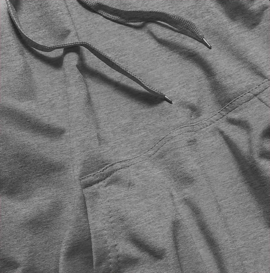 Tmavě šedá dámská mikina model 16150342 - J.STYLE Barva: odcienie szarości, Velikost: M (38)