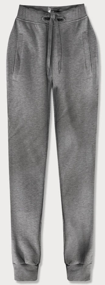 Tmavo šedé tepláky (CK01-5) odstíny šedé L (40)