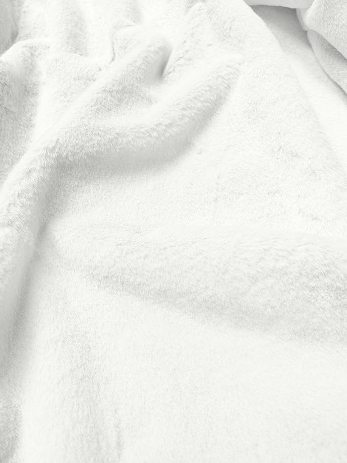 Bílá dámská bunda s mechovitým kožíškem pro přechodné období (M-1733) bílá S (36)