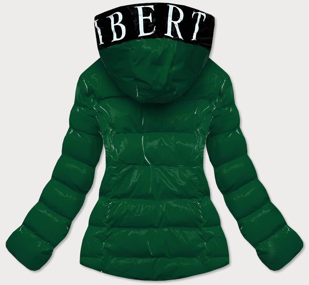 Zelená dámská prošívaná bunda (W807#) odcienie zieleni XL (42)