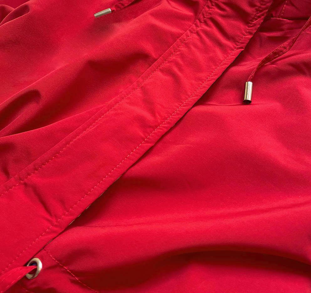 Levně oboustranná dámská bunda parka červená S (36) model 16185193 - MHM