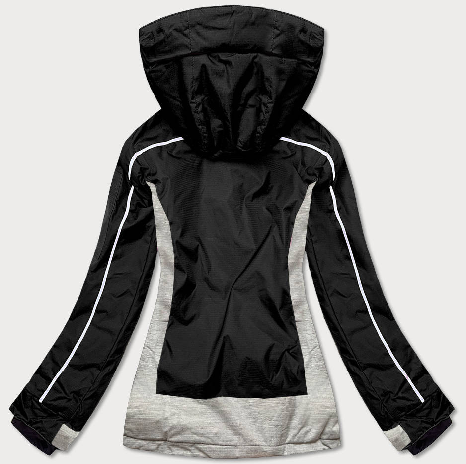 Černá dámská zimní sportovní bunda (B2391) odcienie czerni XL (42)