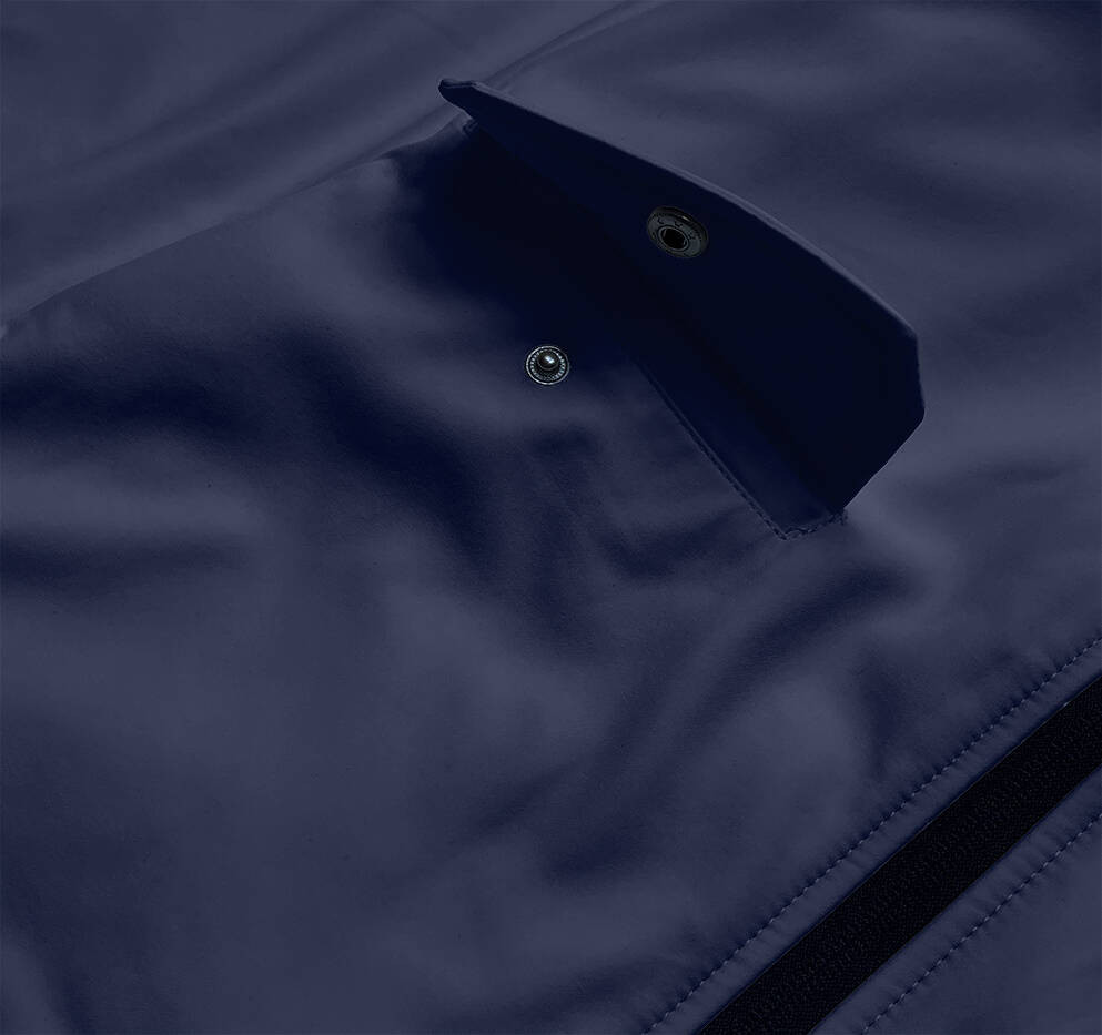 Tmavě modrá dámská sportovní softshellová bunda model 17237498 tmavě modrá S (36) - J.STYLE