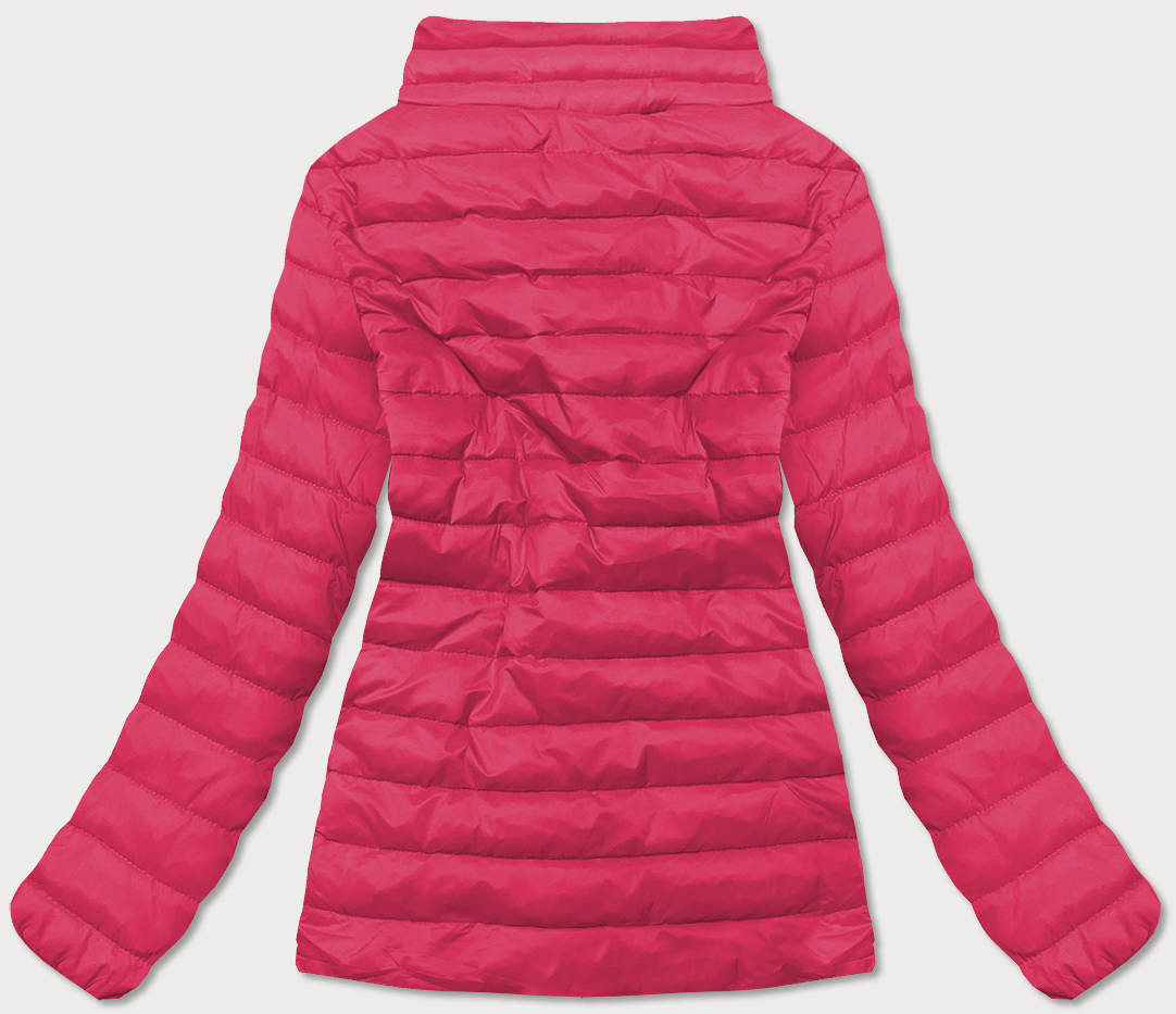 Lehká růžová dámská prošívaná bunda model 17050593 Růžová S (36) - J.STYLE