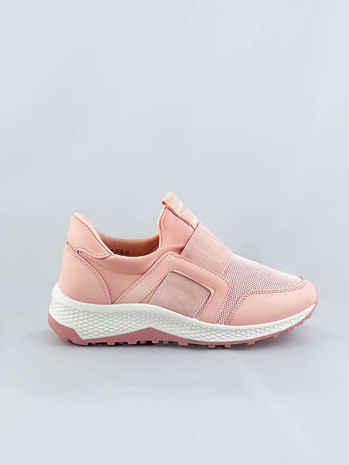 Růžové dámské boty slip-on (C1003) růžová jedna velikost