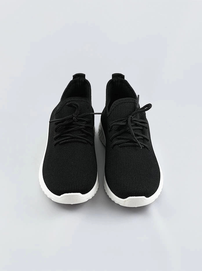 Ľahké čierne dámske nazúvacie tenisky adidasky (YM-147) odstíny černé uni velikost