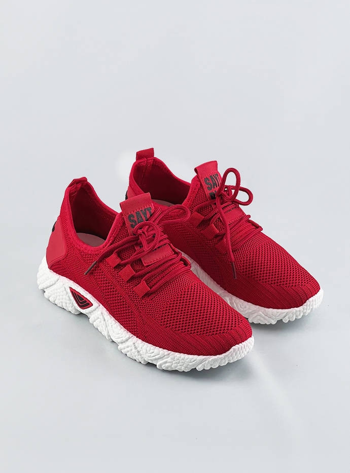 Lehké červené dámské sportovní boty (BLX-003) Barva: odcienie czerwieni, Velikost: ONE SIZE