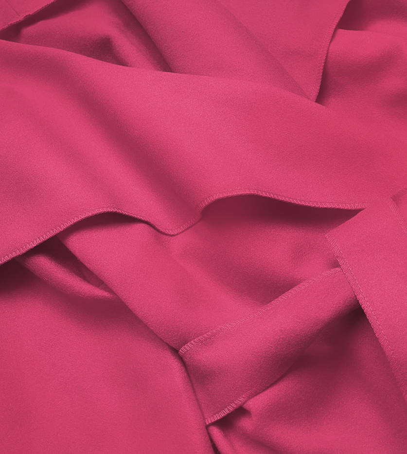 dámský růžový kabát Růžová jedna velikost model 17099466 - MADE IN ITALY